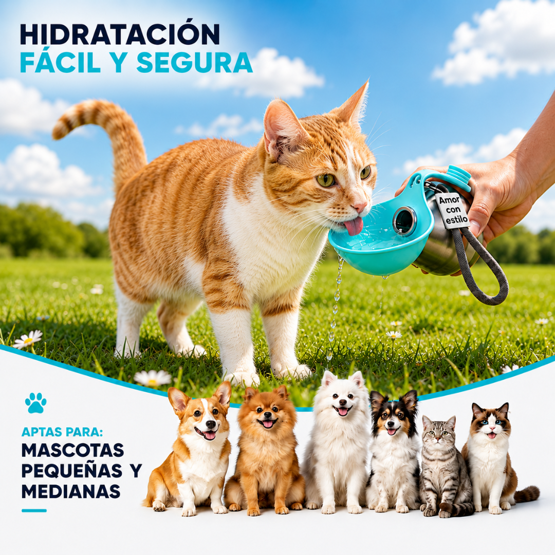 Luvaro™ Botella de agua portátil