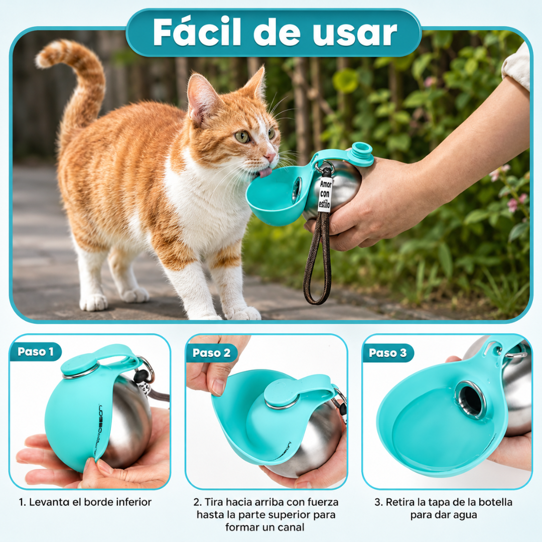 Luvaro™ Botella de agua portátil